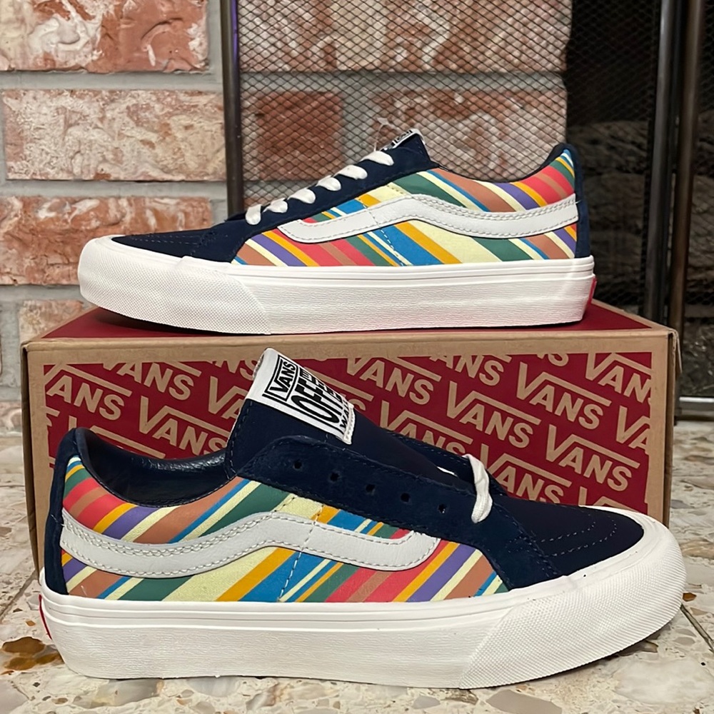 Vans Sk8-Low Reissue S Retro Stripes Dress blue